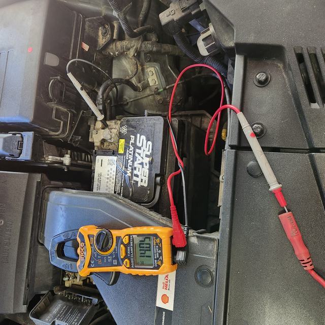 Electrical testing with a multimeter
