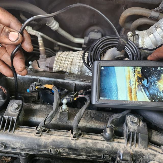 Borescope inspection of an engine